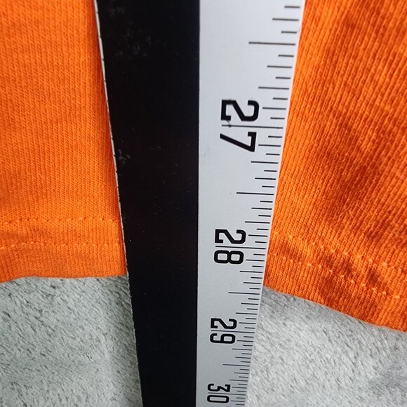 Mens Orange Russell Athletic Shirt OSU White Logo Short Sleeve Crew Neck Size L - Picture 9 of 11